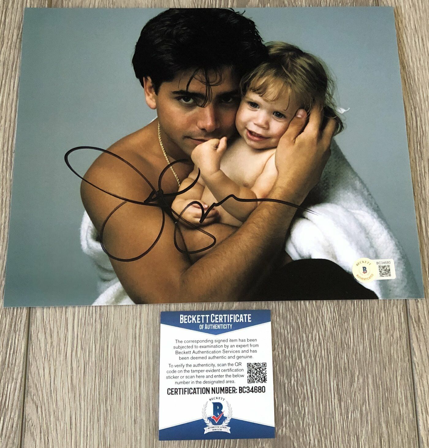 JOHN STAMOS SIGNED AUTOGRAPH FULL HOUSE 8x10 Photo Poster painting D EXACT PROOF BECKETT BAS COA