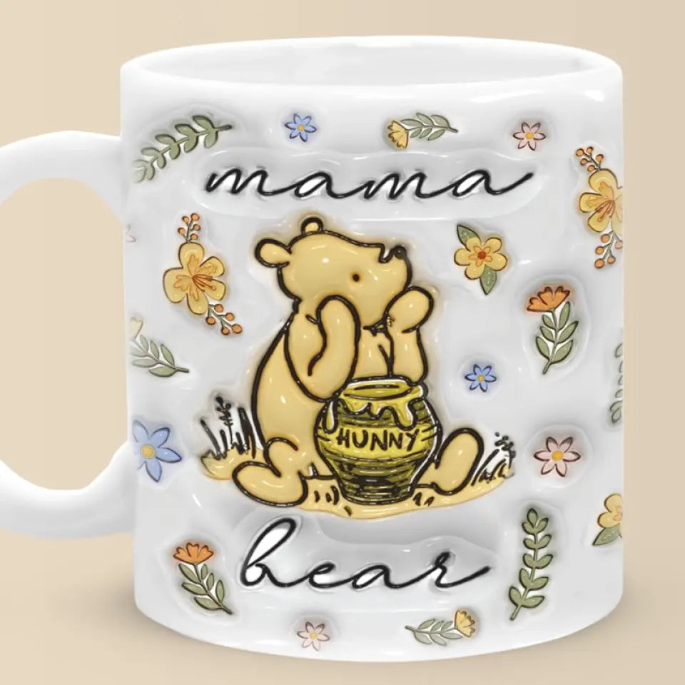 Loveyoufancy Motherhood Has A Very Humanizing Effect - Family Personalized Custom 3D Inflated Effect Printed Mug - Mother's Day, Gift For Mom, Grandma