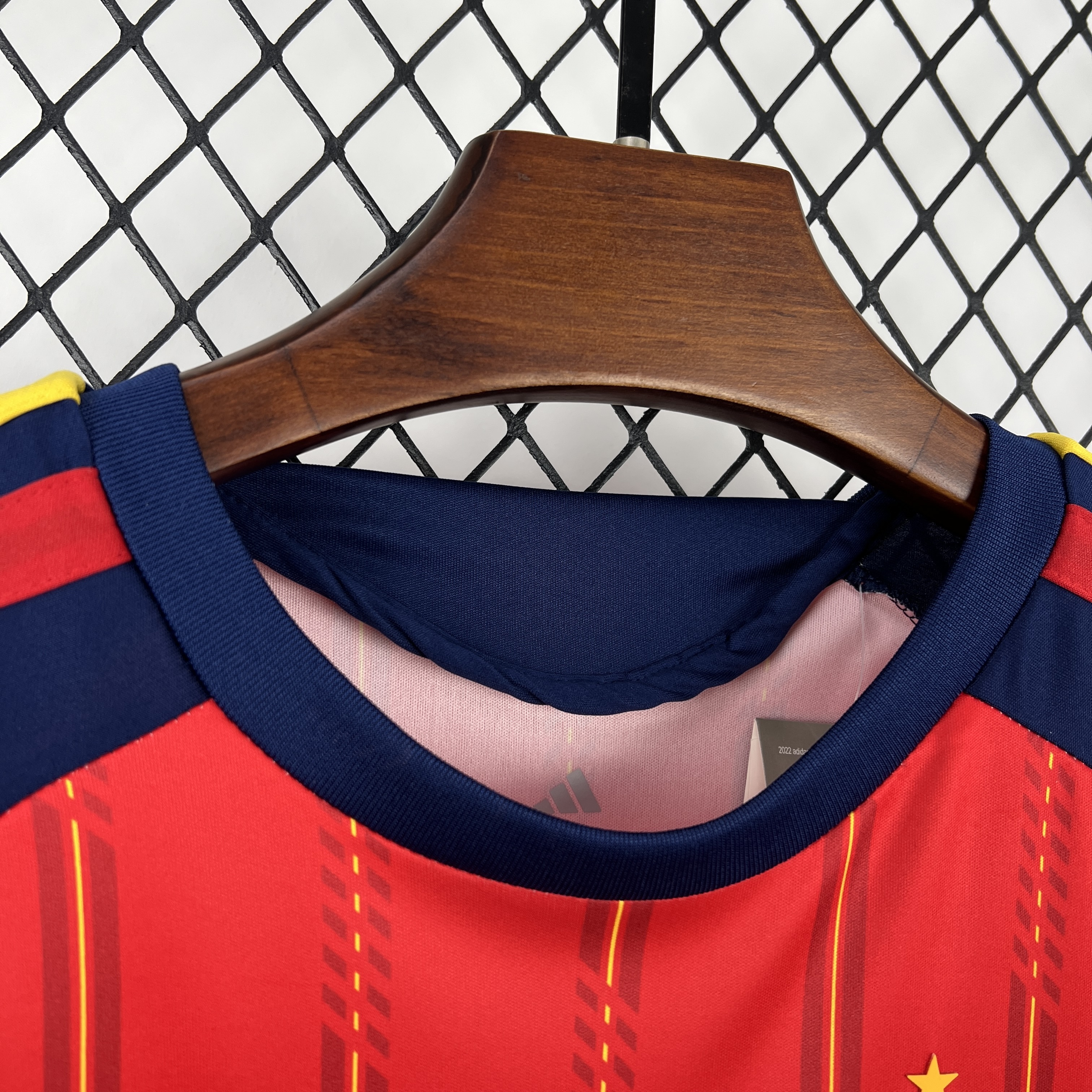 2026 Spain Home Kids Kit Soccer Jersey Thai Quality