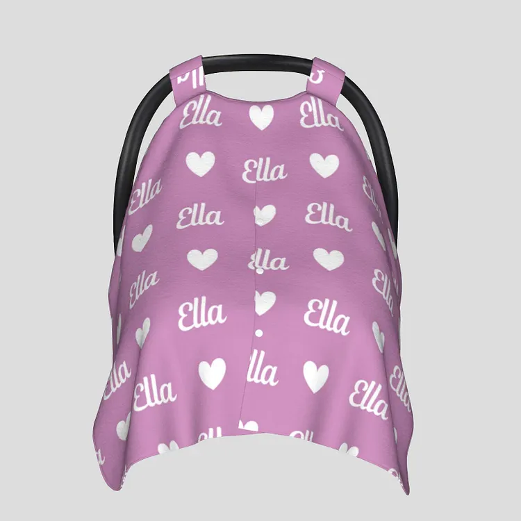 Personalized Baby Car Seat Canopy for Comfort & Unique| C25