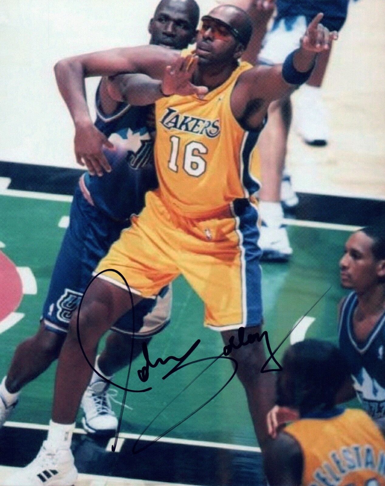 John Salley Signed Autographed 8x10 Photo Poster painting LA LOS ANGELES LAKERS COA