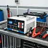 12V 24V Car Battery Charger LED Display Battery Maintainer Desulfator with Cable Clamps Overcharge Protection for Vehicle Motorcycle Boat Lead-acid Batteries