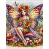 (Multi-Style) Butterfly Fairy-11CT/14CT Stamped Cross Stitch