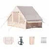 [US Local Warehouse] Inflatable Camping Tent with Pump Waterproof Oxford Blow Up Tent for Outdoors