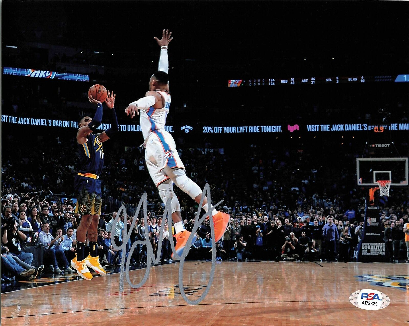 Gary Harris signed 8x10 Photo Poster painting PSA/DNA Denver Nuggets Autographed