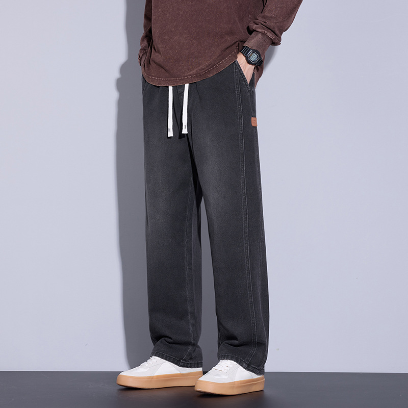 Sopula Men's Trendy Brand Clean Fit Patchwork Straight Jeans - SOPULA
