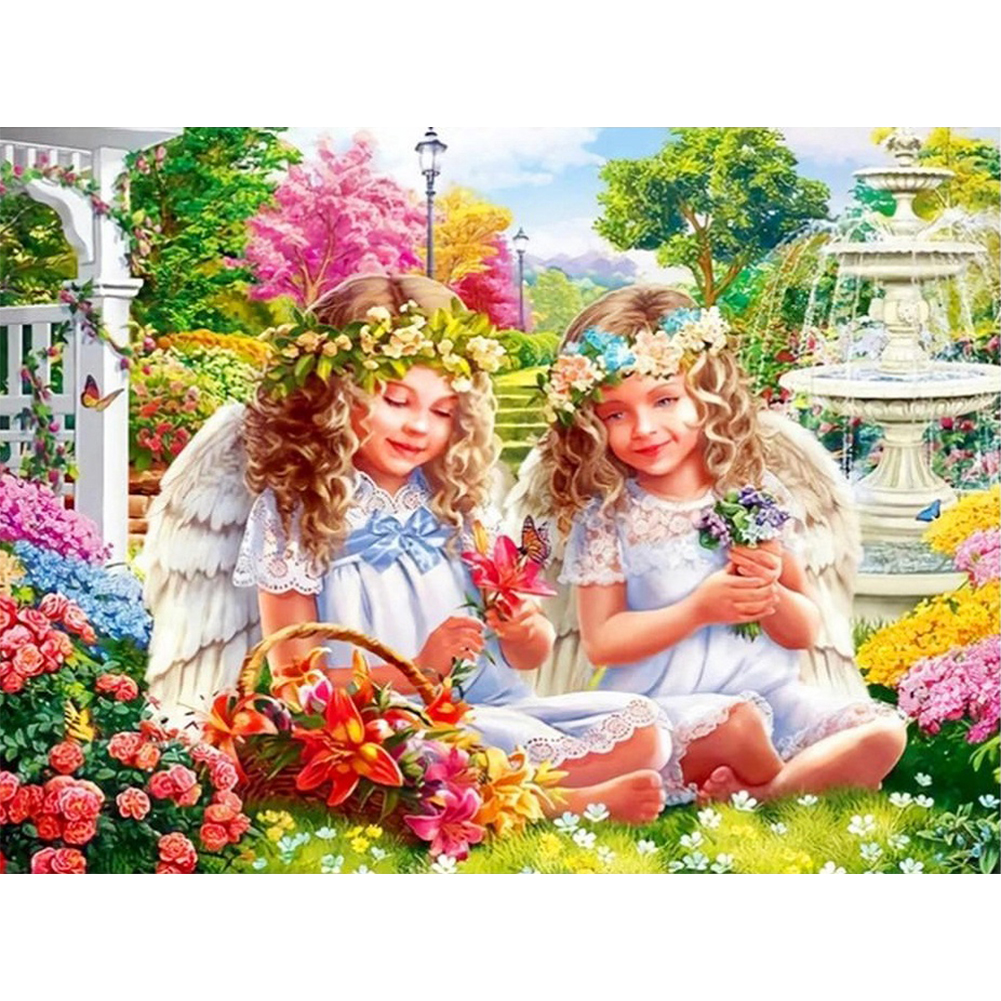 

Angel - Round Drill Diamond Painting - 40*30CM, 501 Original