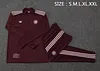 2025/2026 Bayern Munich Half-Pull Training Suit Deep Red Football Shirt 1:1 Thai Quality