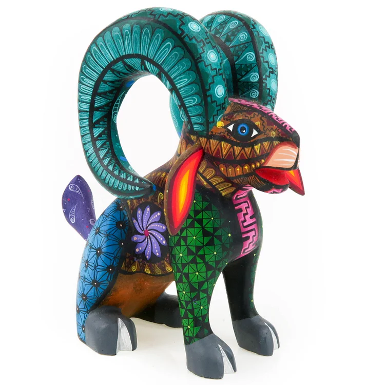 Bighorn Ram - Oaxacan Alebrije Wood Carving
