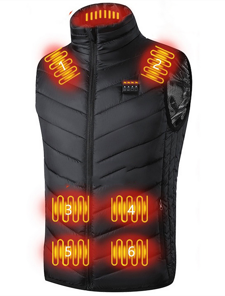 17-Pack USB Electric Heated Warm Warm Clothes Winter Heated Vest  Stunahome.com