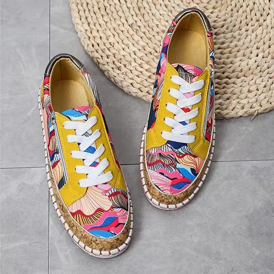 Printed Shoes - Breathable Slip-on Shoes Radinnoo.com