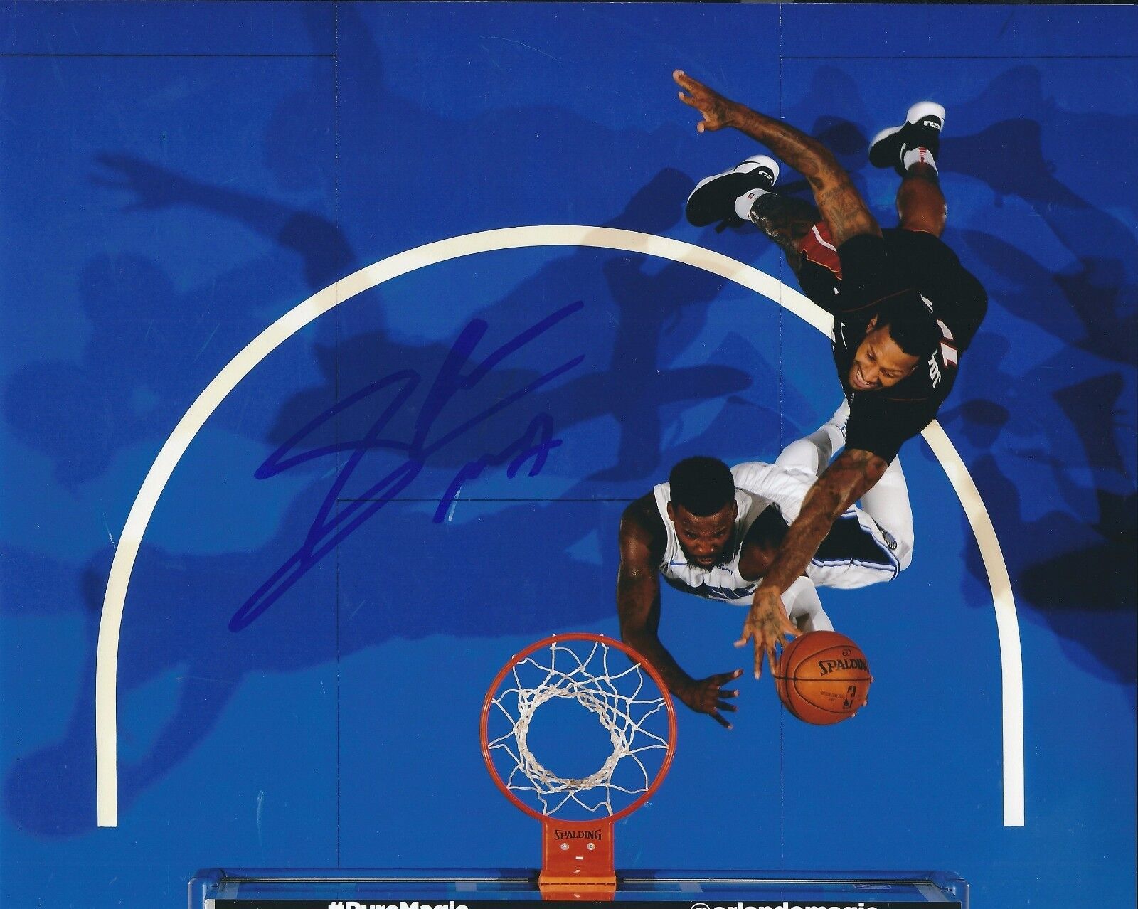 Autographed SHELVIN MACK Orlando Magic 8x10 Photo Poster painting - COA