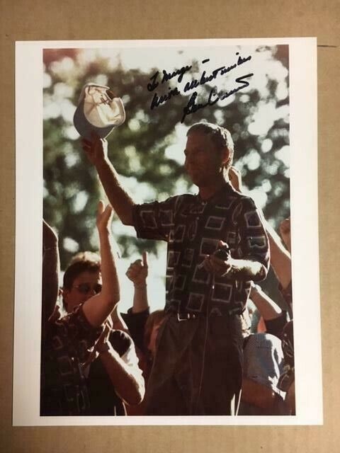 Ben Crenshaw Signed 8x10 Photo Poster painting Waving to The Fans!