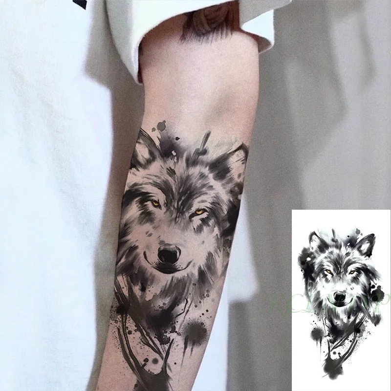 Waterproof Temporary Tattoo Sticker Cool Snake Animal Fake Tatto Flash Arm Leg Tatoo Body Art for Boy Women Men