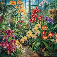 Potted Flowers - Diamond Painting