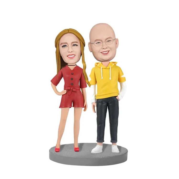 Fashion Couple Custom Bobblehead