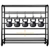 [US Local Warehouse] Fabric Roll Storage Rack Vinyl Roll Holder for Curtain/Wallpaper/Tablecloth