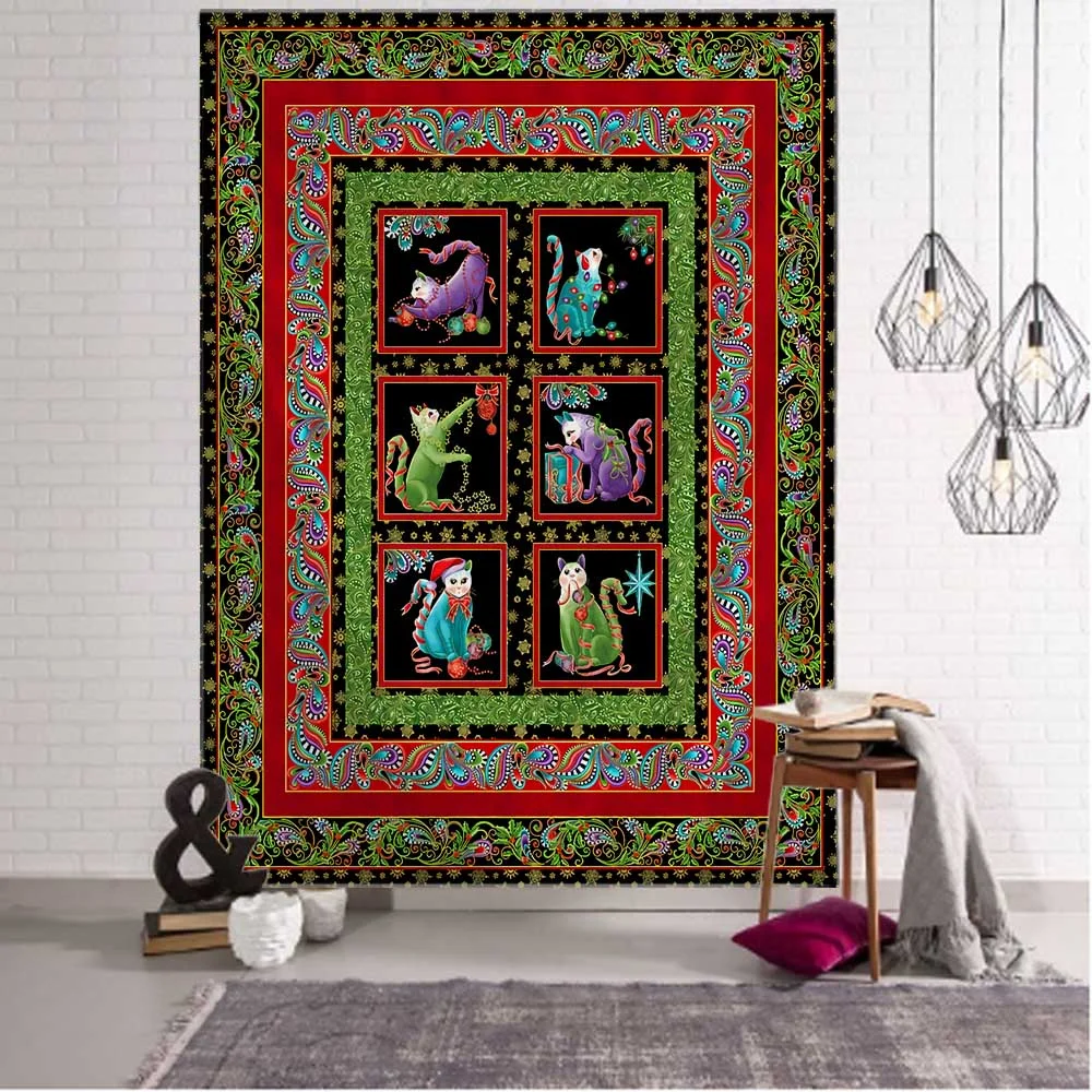 Nigikala of Life Tapestry Retro Pattern Wall Mount Mandala Bohemian Wall Decoration Sheets Sofa Blanket Aesthetic Room Decoration