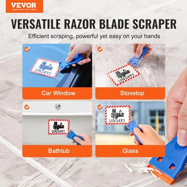 Plastic Razor Blade Scraper