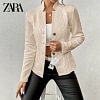2025 ZARA NOWA DZIANINOWA KURTKA Z TEKSTURĄ