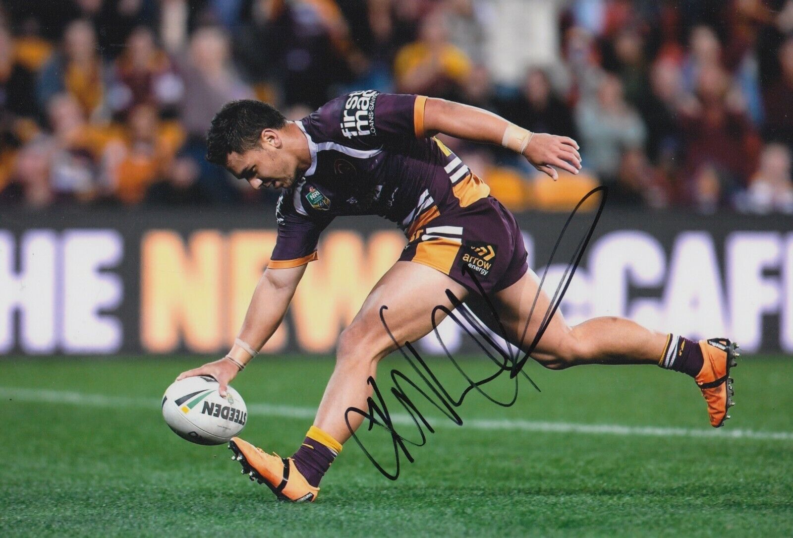 Kodi Nikorima Hand Signed 12x8 Photo Poster painting - NRL Autograph Rugby League.