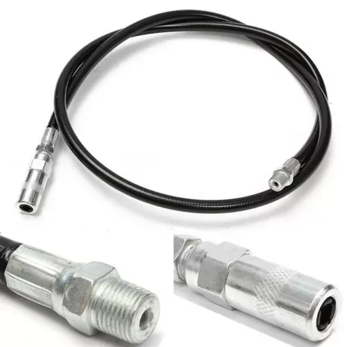 Dronehint 40'' Flexible Grease Gun Whip Hose Heavy Duty High Pressure Long Extension Parts (For: GMC) Parts