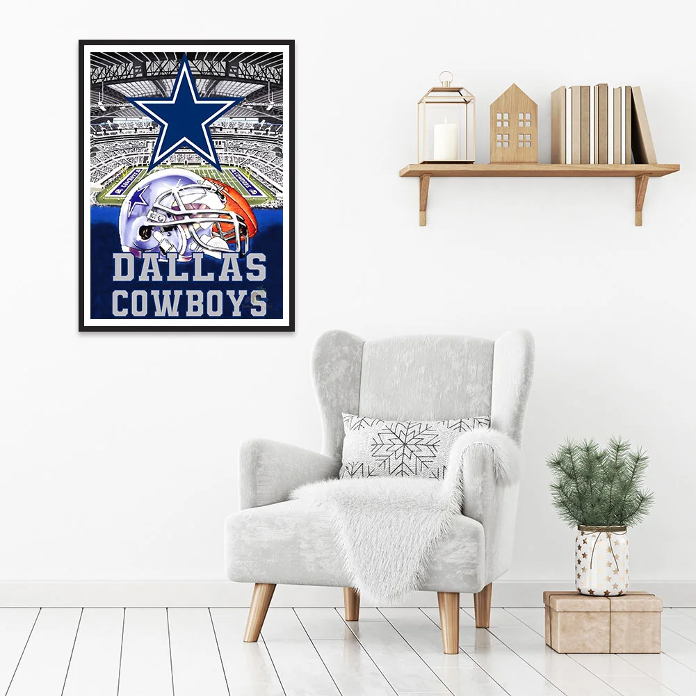 5D DIY Full Round Drill Diamond Painting NFL Abstract Home Decoration (sz2325)