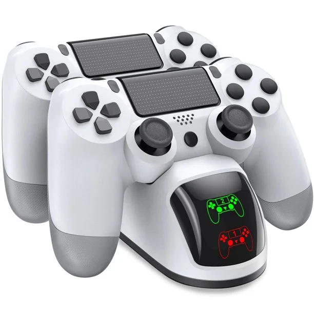 DinoFire PS4 Wireless Controller Charger Station Stand for Playstation 4/PS4 Slim/PS4 Pro, 2 Hours Quick Charging Station
