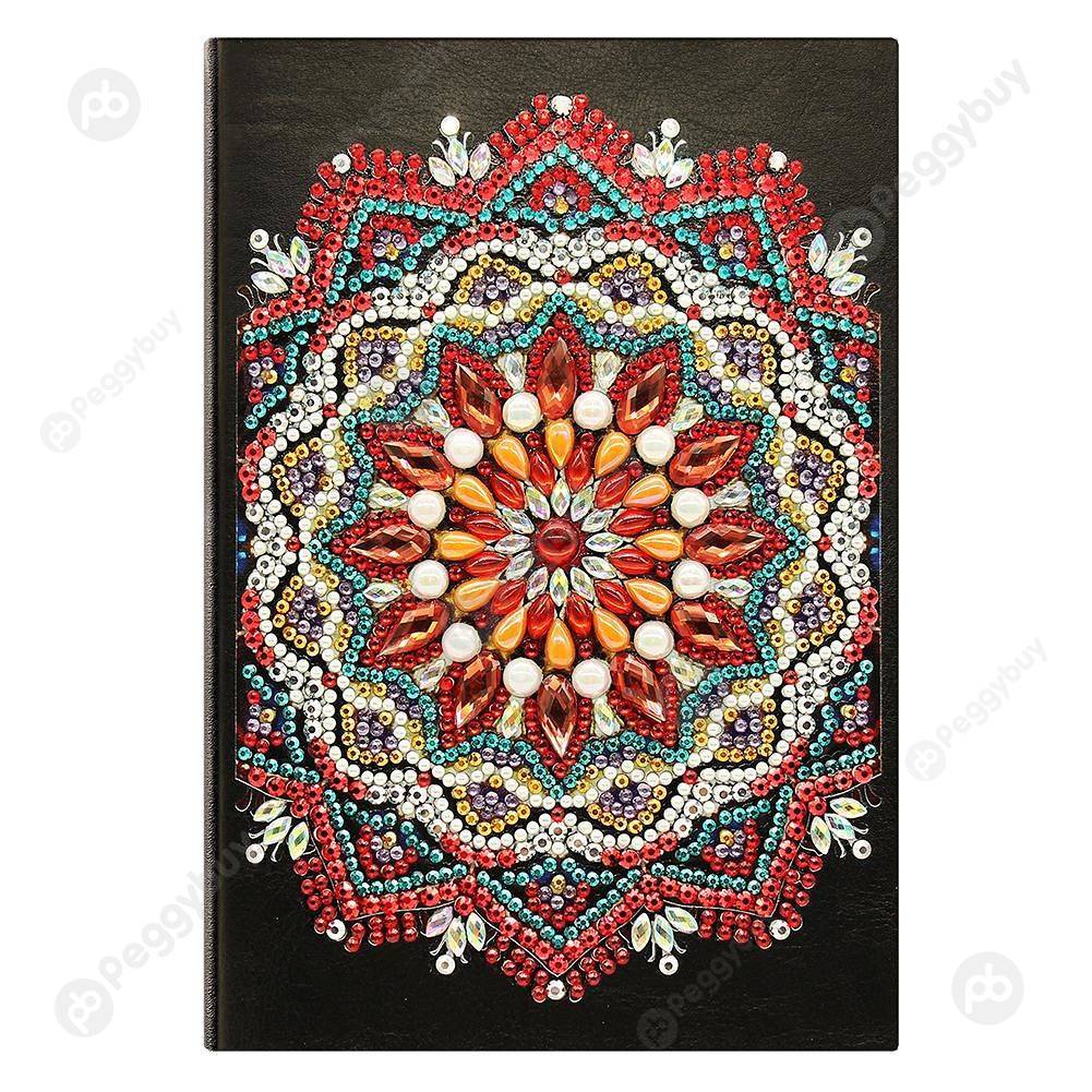 

Mandala-DIY Creative Diamond 50 Pages A5 Notebook, 501 Original