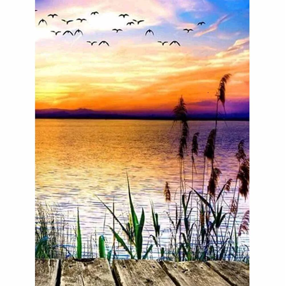 Diamond Painting - Full Round/Square Drill - Sunset(30*40 - 50*60cm)