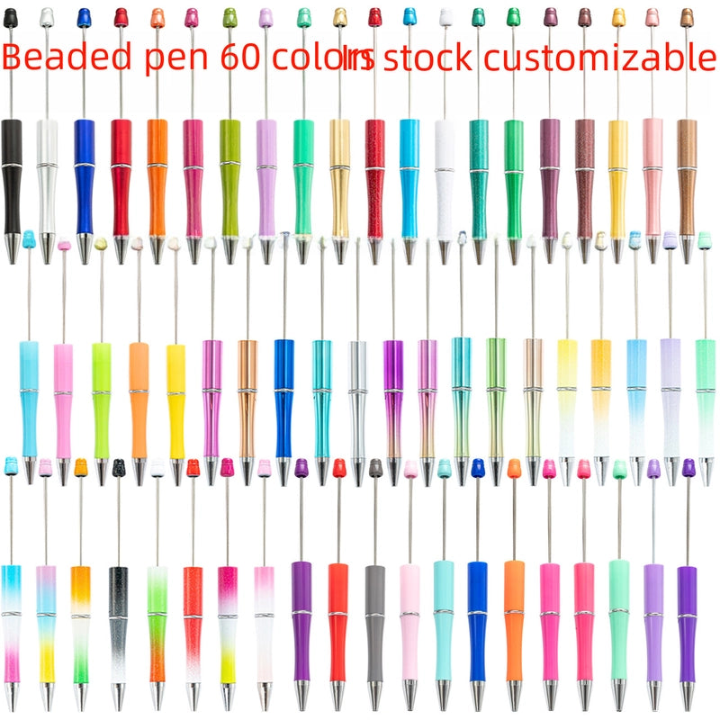 Beaded Pen Spot Creative Diy Plastic Beaded Pen Ballpoint Pen Printable Plastic Beaded Ballpoint Pen