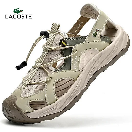 Lacoste® kézzel varrott férfi nyári szandál