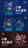 SD Scale Killer B Cosplay Eight-Tails Gyūki & Yugito Nii Cosplay Two-Tails Matatabi - Naruto Resin Statue - PG Studio