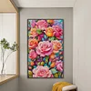 Roses-11CT Stamped Cross Stitch 35*60cm/13.78*23.62in(Big Size)
