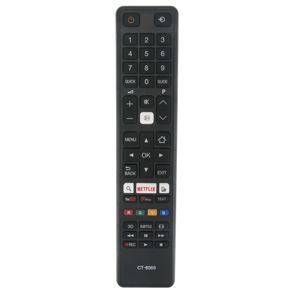 

CT-8069 Smart TV Remote Control for Toshiba Universal LCD 4K HD Television, 501 Original