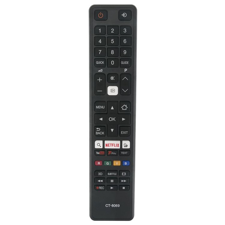CT-8069 Smart TV Remote Control for Toshiba Universal LCD 4K HD Television