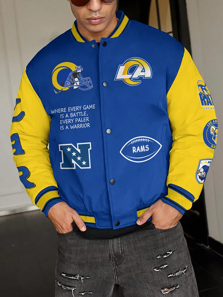 Los Angeles Rams  National Football League 2024 Make Your Mark Unisex Varsity Jacket