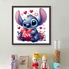 Love Stitch - 11CT Stamped Cross Stitch - 40*40cm - Disney