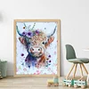 Highland Cattle-11CT Stamped Cross Stitch 40*50cm