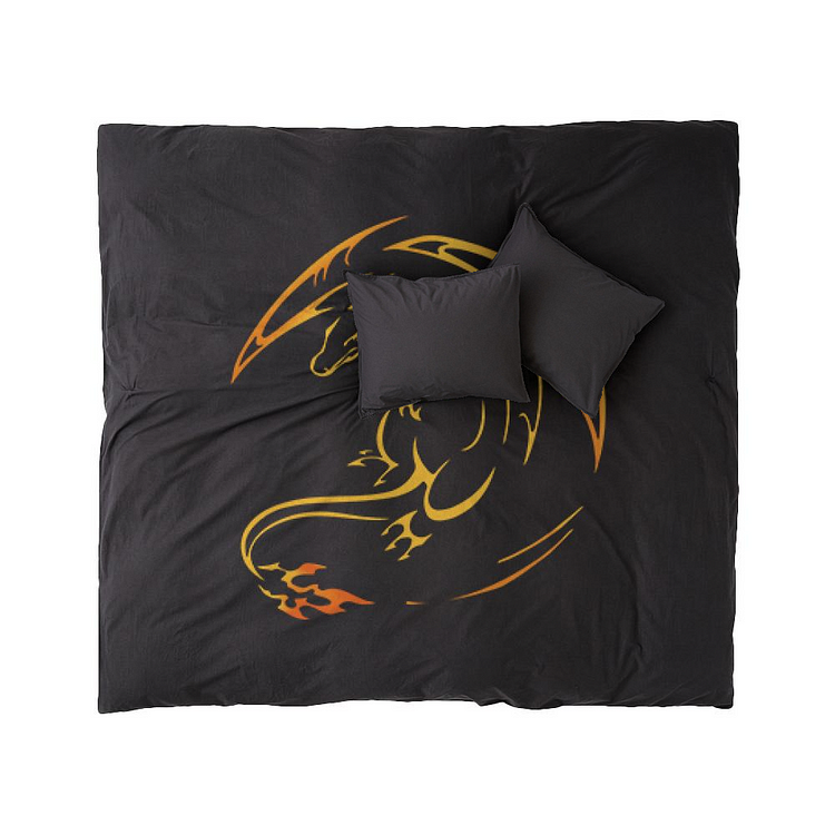 Flame Pokemon Charizard, Pokemon Duvet Cover Set