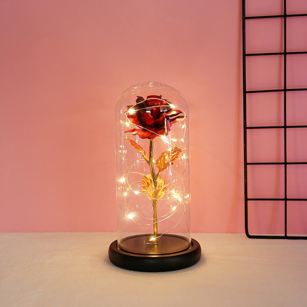 

Anniversary LED Gold Foil Eternal Rose-Night Light, 501 Original
