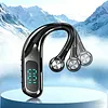 BT6.0 Wireless HD Sound Headphones with Ear Hook In-Ear Sports Headphones Type-C Charging Single Business Earplugs for Business Meeting Lecture