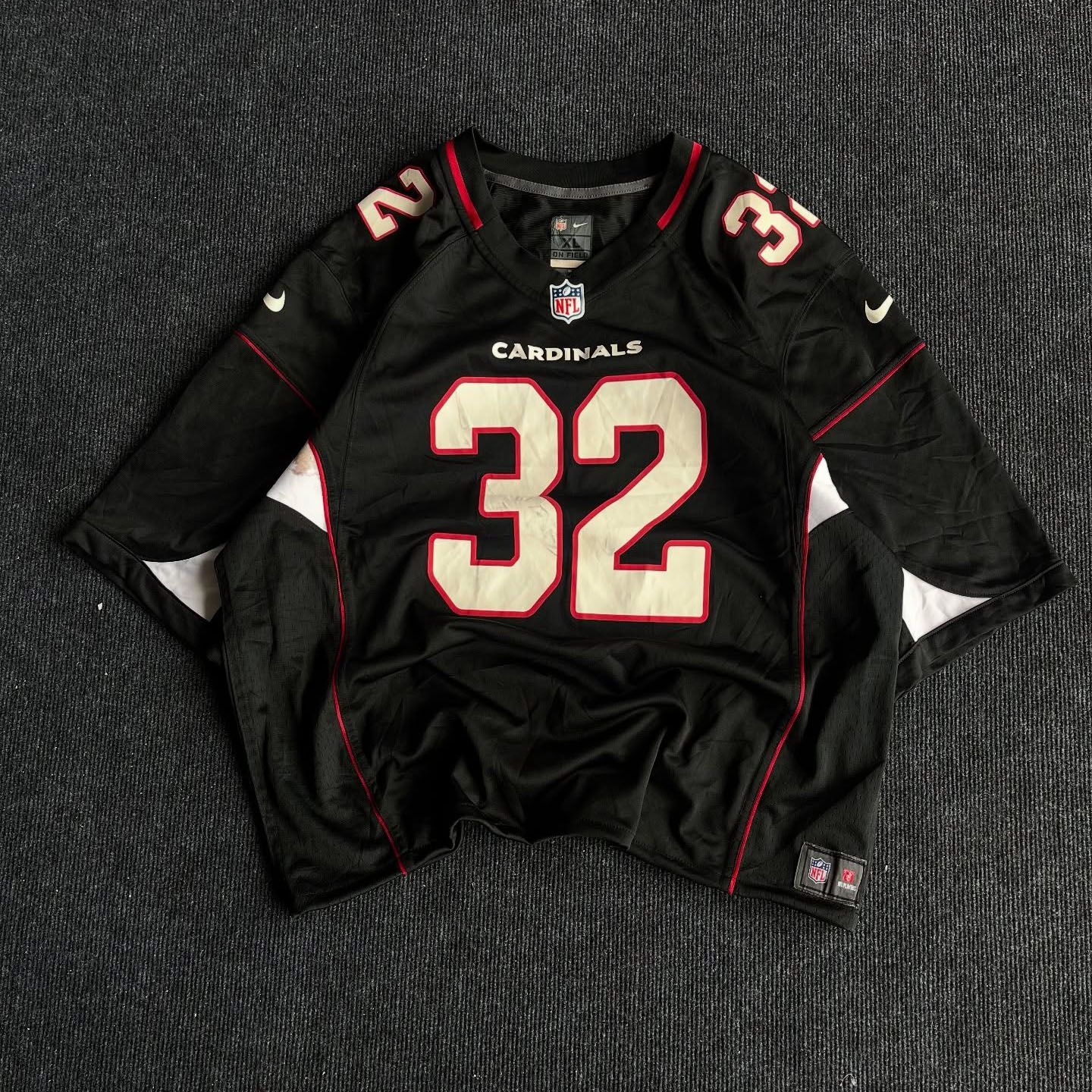 Youth Arizona Cardinals Tyrann Mathieu Nike Black Alternate Game Jersey