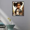 Diamond Painting -DIY Round Drill Curly Hair Girl(40x50cm)