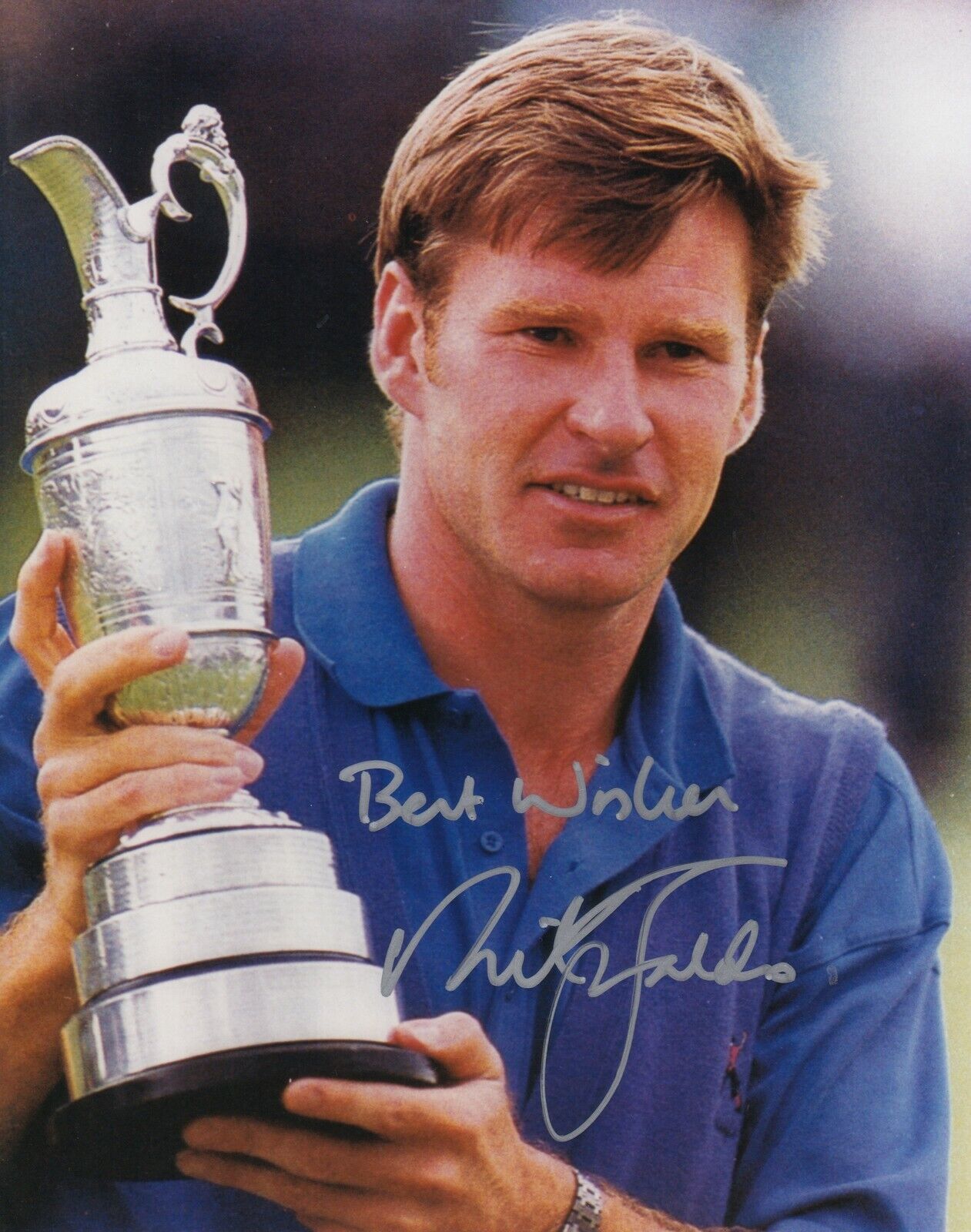 Nick Faldo #0 8x10 Signed Photo Poster painting w/ COA Golf 032419