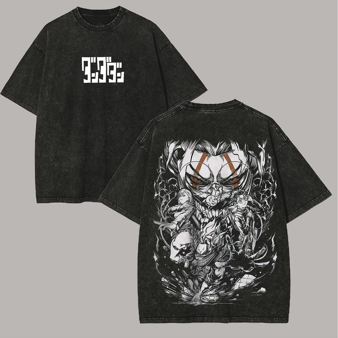 Dandadan Printed Unisex Washed T-Shirt