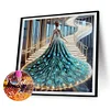 (4er-Pack) Kleid Rock Mädchen - speziell geformtes Diamond Painting - 30*30cm