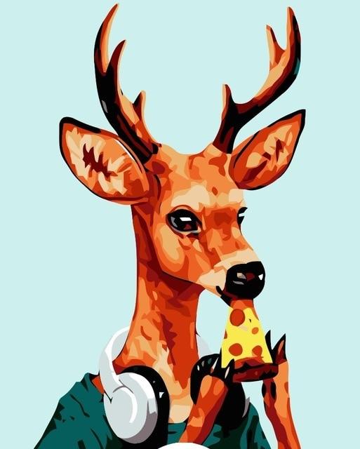 

Dj Deer – Paint By Numbers - 40*50CM, 501 Original