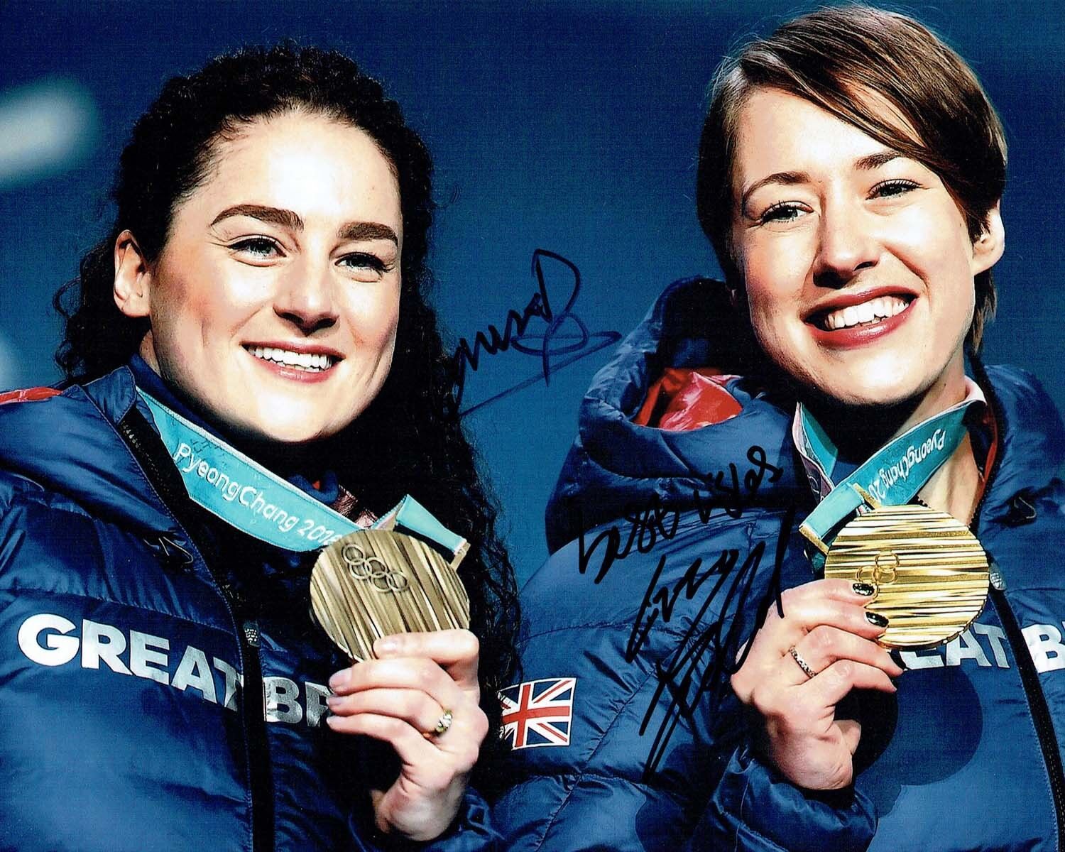 Lizzy YARNOLD & Laura DEAS Autograph Signed Photo Poster painting AFTAL COA 2018 Gold Winner