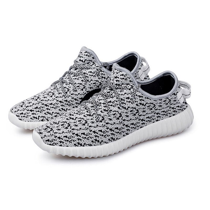 Unisex  Weave Super Light Casual Walking Shoes Breathable Woman Man Confort Mesh Flats Sports Shoes Wear-resistant Sneakers